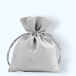 Market - Cadouri - Pungi cadou si accesorii - Saculet satinat cu lurex pentru cadouri 10 x 13 cm Gri auriu - Infinity.ro