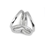 Fashion, accesorii si bijuterii - Femei - Bijuterii femei - Inele femei - Inel pentru esarfa cu strasuri Kyrra, 2,6 x 2,2 cm, Crystal - Infinity.ro