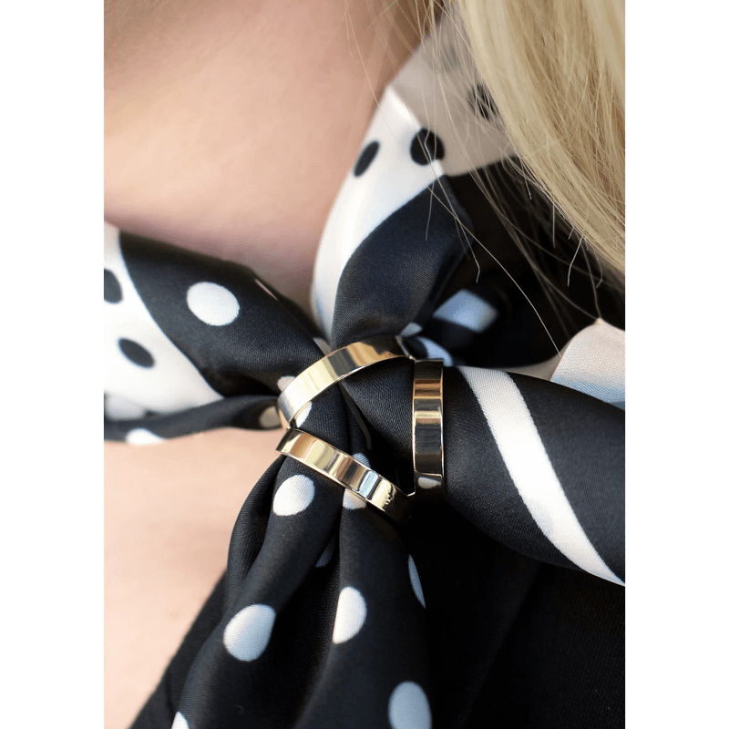 Fashion, accesorii si bijuterii - Femei - Bijuterii femei - Inele femei - Inel decorativ pentru esarfa, 19 mm Auriu - Infinity.ro