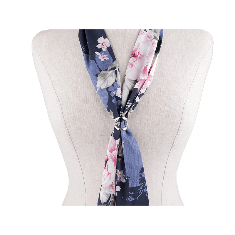 Fashion, accesorii si bijuterii - Femei - Bijuterii femei - Inele femei - Inel decorativ pentru esarfa, 1.8 cm - Argintiu - Infinity.ro