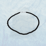 Fashion, accesorii si bijuterii - Femei - Bijuterii femei - Coliere femei - Colier din perle de sticla Crisalida, lungime 42 cm, Negru - Infinity.ro