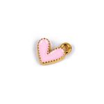Fashion, accesorii si bijuterii - Femei - Bijuterii femei - Pandantive femei - Mini pandantiv decorativ inima 10 x 10 mm, Auriu roz deschis - Infinity.ro