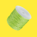 Casa si Gradina - Decoratiuni - DIY - Articole mercerie - Snur din bumbac cerat, diametru 0,8 mm, lungime 25 m, Verde deschis - Infinity.ro