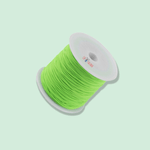 Casa si Gradina - Decoratiuni - DIY - Articole mercerie - Snur rotund din poliester Crisalida, diametru 0,8 mm, lungime 90 m, Verde neon - Infinity.ro