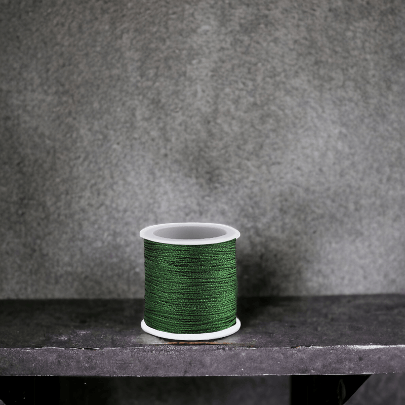 Casa si Gradina - Decoratiuni - DIY - Articole mercerie - Snur impletit cu lurex Crisalida, diametru 0,3 mm, lungime 50 m, Verde - Infinity.ro