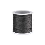 Casa si Gradina - Decoratiuni - DIY - Articole mercerie - Snur impletit cu lurex Crisalida, diametru 0,3 mm, lungime 50 m, Gri antracit - Infinity.ro