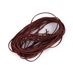 Casa si Gradina - Decoratiuni - DIY - Articole mercerie - Snur piele ecologica, lungime 1 m, Bordo - Infinity.ro