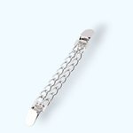 Fashion, accesorii si bijuterii - Femei - Bijuterii femei - Brose femei - Clips / Inchizatoare cardigan Kyrra, 2 x 17 cm Silver - Infinity.ro