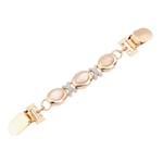 Fashion, accesorii si bijuterii - Femei - Bijuterii femei - Brose femei - Clips / Inchizatoare cardigan Kyrra, 2 x 17.5 cm Gold - Infinity.ro