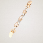 Fashion, accesorii si bijuterii - Femei - Bijuterii femei - Brose femei - Clips / Inchizatoare cardigan Kyrra, 2 x 17.5 cm Gold - Infinity.ro