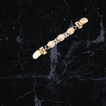 Fashion, accesorii si bijuterii - Femei - Bijuterii femei - Brose femei - Clips / Inchizatoare cardigan Kyrra, 2 x 17.5 cm Gold - Infinity.ro