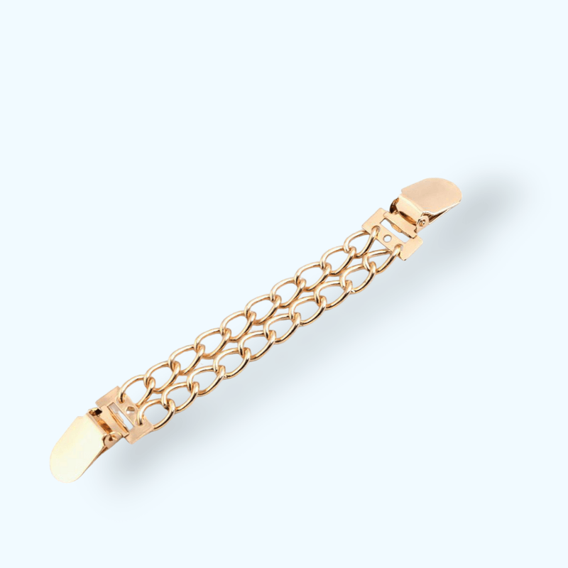 Fashion, accesorii si bijuterii - Femei - Bijuterii femei - Brose femei - Clips / Inchizatoare cardigan Kyrra, 2 x 17 cm Gold - Infinity.ro