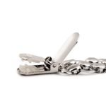 Fashion, accesorii si bijuterii - Femei - Bijuterii femei - Brose femei - Clips / Inchizatoare cardigan, 2.6 x 14.5 cm Silver - Infinity.ro