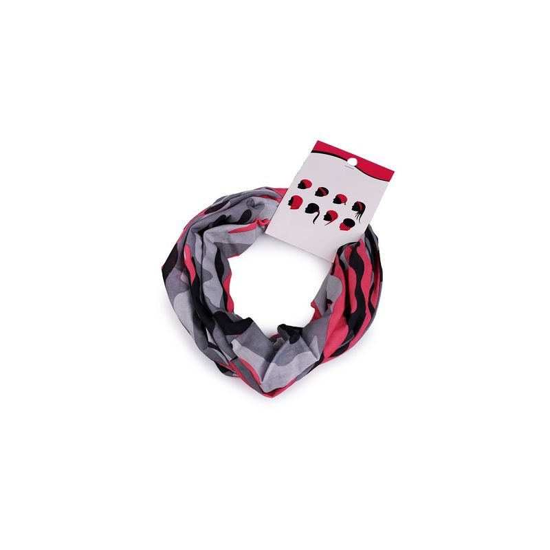 Fashion, accesorii si bijuterii - Femei - Accesorii femei - Esarfe si fulare femei - Esarfa circulara multifunctionala camuflaj, Roz - Infinity.ro