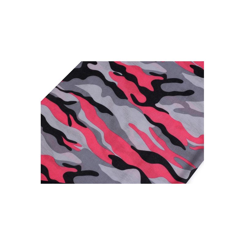 Fashion, accesorii si bijuterii - Femei - Accesorii femei - Esarfe si fulare femei - Esarfa circulara multifunctionala camuflaj, Roz - Infinity.ro