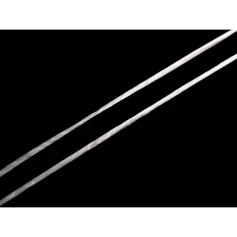 Casa si Gradina - Decoratiuni - DIY - Articole mercerie - Fir elastic plat din nylon, diametru 1 mm Kyrra, Alb - Infinity.ro