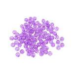 Casa si Gradina - Decoratiuni - DIY - Articole mercerie - Set 250 margele plastic Cracked, diametru 6 mm, 30 g, Mov deschis - Infinity.ro