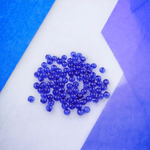 Casa si Gradina - Decoratiuni - DIY - Articole mercerie - Set 250 margele plastic Cracked, diametru 6 mm, 30 g, Albastru - Infinity.ro