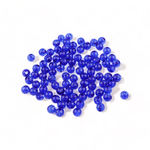 Casa si Gradina - Decoratiuni - DIY - Articole mercerie - Set 250 margele plastic Cracked, diametru 6 mm, 30 g, Albastru - Infinity.ro