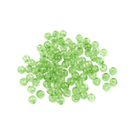 Casa si Gradina - Decoratiuni - DIY - Articole mercerie - Set 250 margele plastic Cracked, diametru 6 mm, 30 g, Verde - Infinity.ro