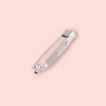 Casa si Gradina - Decoratiuni - DIY - Articole mercerie - Baza metalica pentru brosa, dimensiuni 5 x 34 mm, Argintiu - Infinity.ro