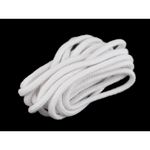 Fashion, accesorii si bijuterii - Femei - Incaltaminte femei - Accesorii incaltaminte - Sireturi rotunde din bumbac, lungime 120 cm, Alb - Infinity.ro