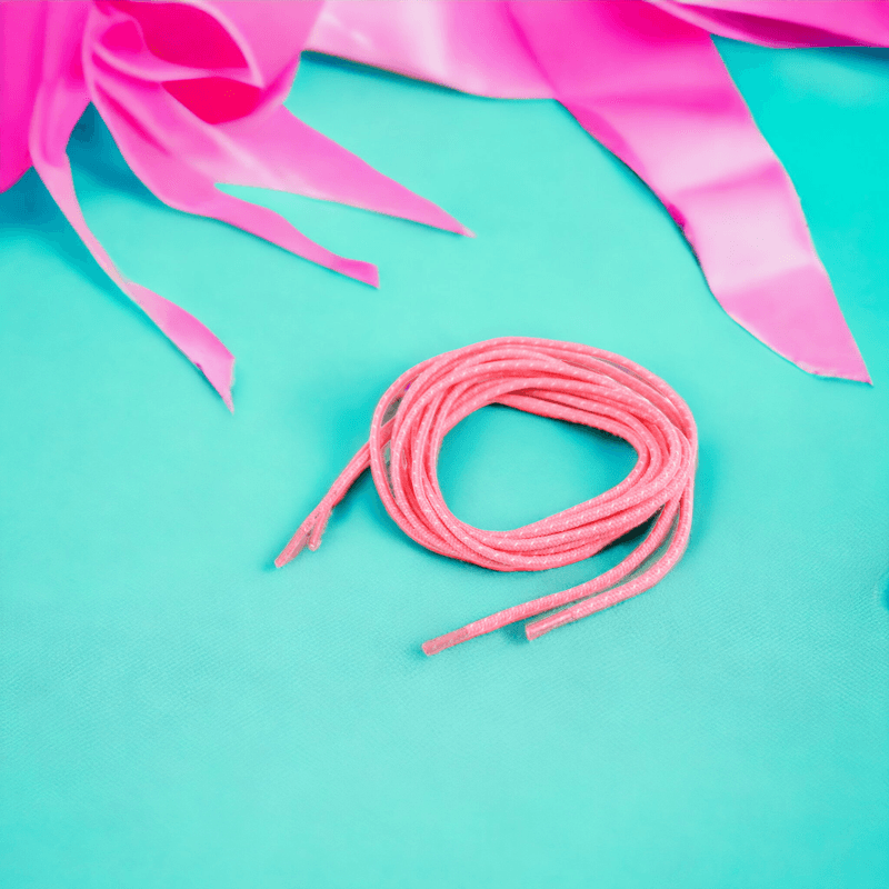 Fashion, accesorii si bijuterii - Femei - Incaltaminte femei - Accesorii incaltaminte - Sireturi rotunde reflectorizante Crisalida, diametru 3 mm, lungime 130 cm, incarcare solara, Roz deschis - Infinity.ro