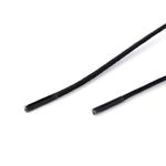 Fashion, accesorii si bijuterii - Femei - Incaltaminte femei - Accesorii incaltaminte - Sireturi rotunde din bumbac, lungime 90 cm, Negru - Infinity.ro