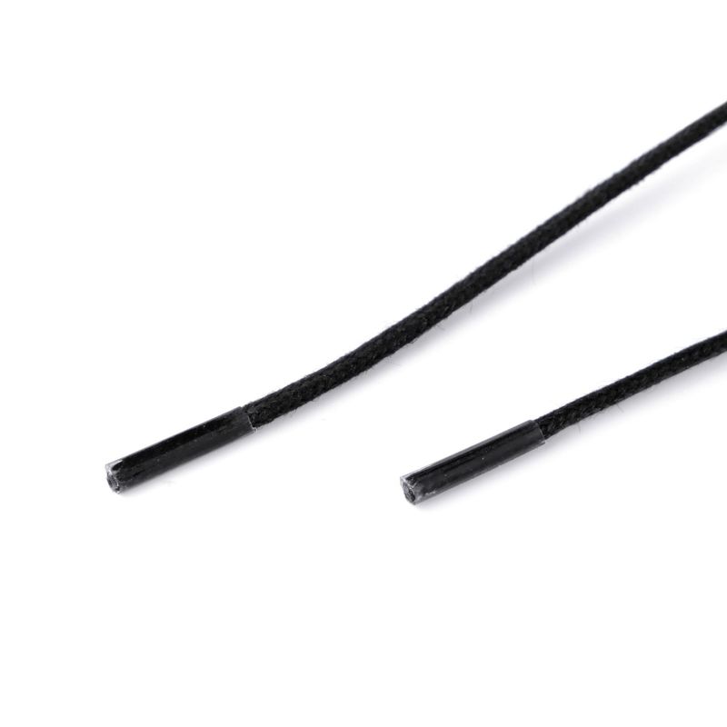 Fashion, accesorii si bijuterii - Femei - Incaltaminte femei - Accesorii incaltaminte - Sireturi rotunde din bumbac, lungime 90 cm, Negru - Infinity.ro