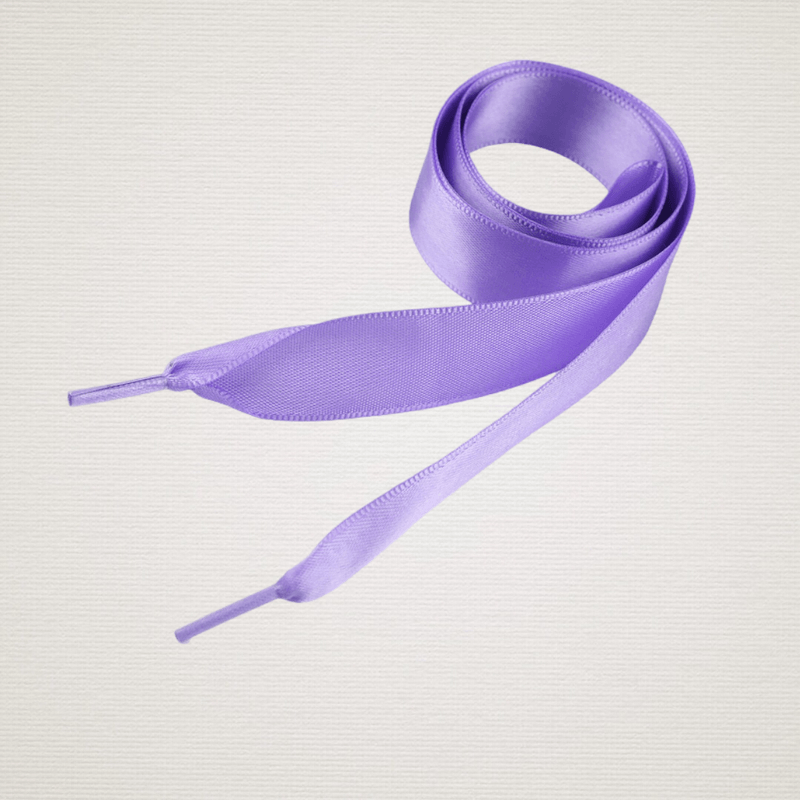 Fashion, accesorii si bijuterii - Femei - Incaltaminte femei - Accesorii incaltaminte - Sireturi satinate 1.9 x 110 cm, Mov - Infinity.ro