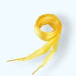 Fashion, accesorii si bijuterii - Femei - Incaltaminte femei - Accesorii incaltaminte - Sireturi satinate Kyrra, 1.9 x 110 cm, Galben inchis - Infinity.ro