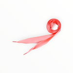 Fashion, accesorii si bijuterii - Femei - Incaltaminte femei - Accesorii incaltaminte - Sireturi satinate, 1.9 x 110 cm, Corai - Infinity.ro