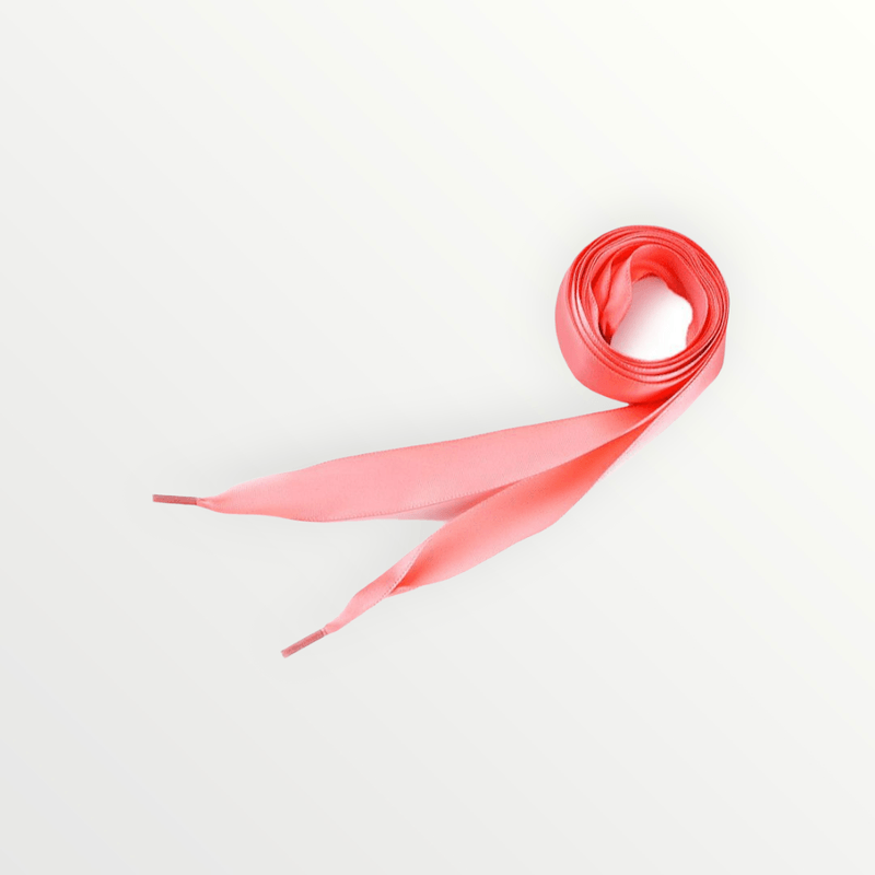 Fashion, accesorii si bijuterii - Femei - Incaltaminte femei - Accesorii incaltaminte - Sireturi satinate, 1.9 x 110 cm, Corai - Infinity.ro