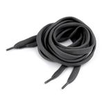 Fashion, accesorii si bijuterii - Femei - Incaltaminte femei - Accesorii incaltaminte - Sireturi plate din poliester pentru pantofi / hanorace 130 cm, Gri inchis - Infinity.ro