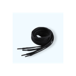 Fashion, accesorii si bijuterii - Femei - Incaltaminte femei - Accesorii incaltaminte - Sireturi plate din bumbac pentru pantofi / hanorace 130 cm, Negru - Infinity.ro