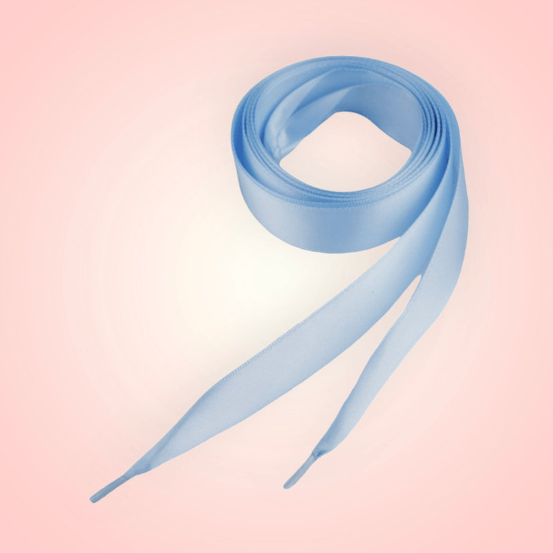 Fashion, accesorii si bijuterii - Femei - Incaltaminte femei - Accesorii incaltaminte - Sireturi satinate Kyrra, 1.9 x 110 cm, Bleu - Infinity.ro