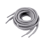 Fashion, accesorii si bijuterii - Femei - Incaltaminte femei - Accesorii incaltaminte - Set 2 sireturi rotunde poliester pentru incaltaminte si hanorace 130 cm, Gri alb - Infinity.ro