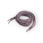 Fashion, accesorii si bijuterii - Femei - Incaltaminte femei - Accesorii incaltaminte - Set 2 sireturi rotunde poliester pentru incaltaminte si hanorace 130 cm, Bordo alb - Infinity.ro