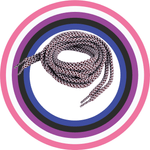 Fashion, accesorii si bijuterii - Femei - Incaltaminte femei - Accesorii incaltaminte - Set 2 sireturi rotunde poliester pentru incaltaminte si hanorace 130 cm, Bordo alb - Infinity.ro