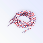 Fashion, accesorii si bijuterii - Femei - Incaltaminte femei - Accesorii incaltaminte - Set 2 sireturi rotunde poliester pentru pantofi sport 130 cm, Multicolor - Infinity.ro