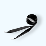 Fashion, accesorii si bijuterii - Femei - Incaltaminte femei - Accesorii incaltaminte - Sireturi satinate, 1.9 x 110 cm, Negru - Infinity.ro