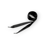 Fashion, accesorii si bijuterii - Femei - Incaltaminte femei - Accesorii incaltaminte - Sireturi satinate, 1.9 x 110 cm, Negru - Infinity.ro