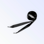 Fashion, accesorii si bijuterii - Femei - Incaltaminte femei - Accesorii incaltaminte - Sireturi satinate, 1.9 x 110 cm, Negru - Infinity.ro