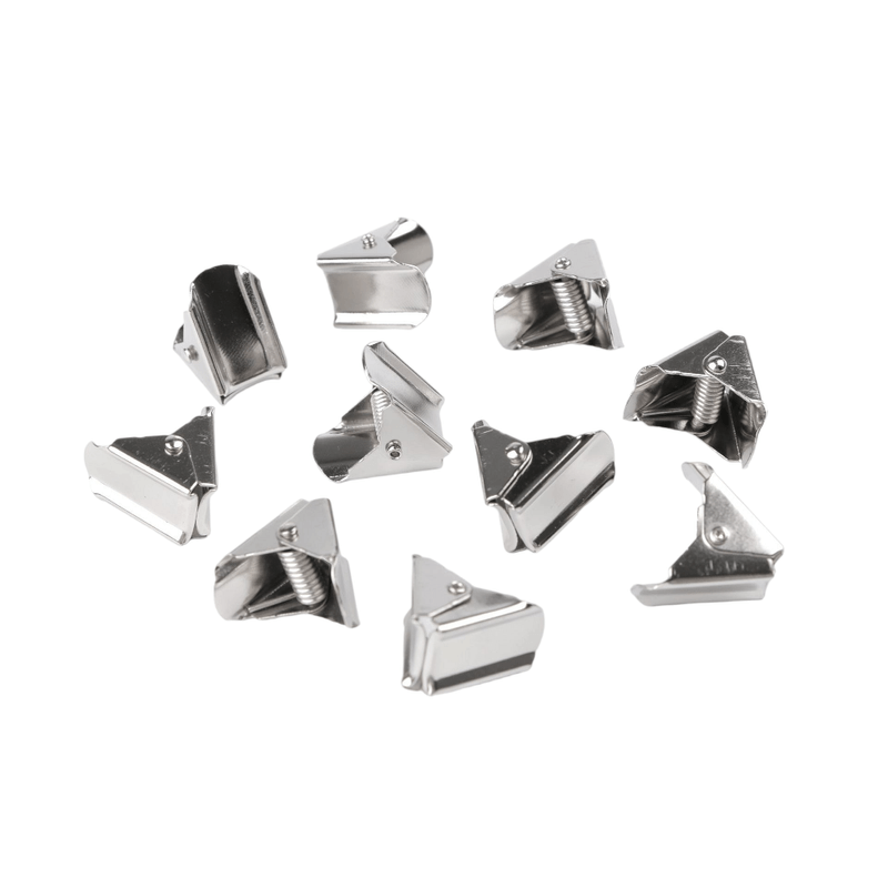 Carti si Birotica - Birotica - Accesorii de birou - Alte accesorii birou - Set 2 clipsuri metalice, latime 12 mm, dimensiuni 14 x 22 mm, argintii - Infinity.ro
