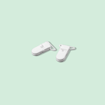 Carti si Birotica - Birotica - Accesorii de birou - Alte accesorii birou - Set 2 clipsuri din plastic pentru fixare ecuson, latime 26 mm, Alb - Infinity.ro