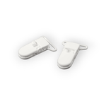 Carti si Birotica - Birotica - Accesorii de birou - Alte accesorii birou - Set 2 clipsuri din plastic pentru fixare ecuson, latime 26 mm, Alb - Infinity.ro