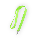 Carti si Birotica - Birotica - Accesorii de birou - Alte accesorii birou - Snur textil cu carabina pentru legitimatie, ecuson sau chei, 1,9 x 55 cm, Verde neon - Infinity.ro