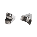 Carti si Birotica - Birotica - Accesorii de birou - Alte accesorii birou - Set 2 clipsuri metalice, latime 12 mm, dimensiuni 14 x 22 mm, argintii - Infinity.ro