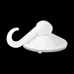 Casa si Gradina - Sanitare - Suporturi si accesorii baie - Accesorii baie - Carlig din plastic cu ventuza 5.5 cm Alb - Infinity.ro