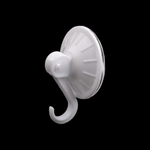 Casa si Gradina - Sanitare - Suporturi si accesorii baie - Accesorii baie - Carlig din plastic cu ventuza 5.5 cm Alb - Infinity.ro